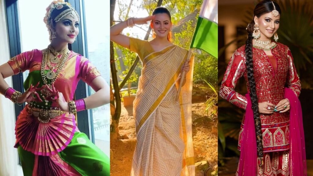 Republic Day 2023: Urvashi Rautela's three inspirational outfits where the actress proudly represents the Indian culture