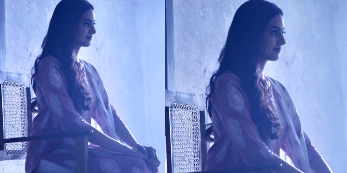 Kashika Kapoor drops her first look from her debut film Ayushmati Geeta Matric Pass