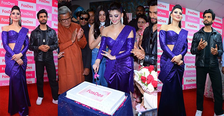 Urvashi Rautela and Rohit Khandelwal Inaugurate FasDes: A Multi-Facility Fashion Destination in Jaipur