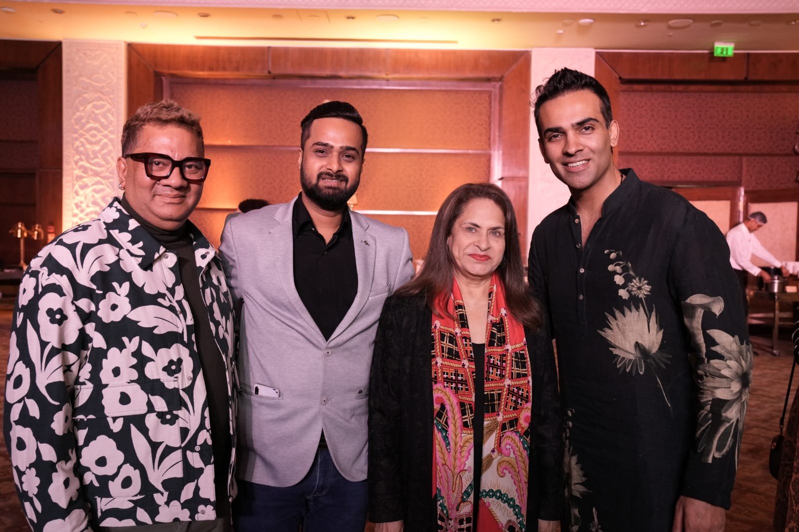 New Delhi, India. 01st Oct, 2019. Models walk on the ramp and presenting  new collection of bags andladies purses of Fashion Designer Rohit Bal along  with Frederic Widell, VP and Head of South Asia & MD, Oriflame India,  Naveen Anand, Senior Director ...